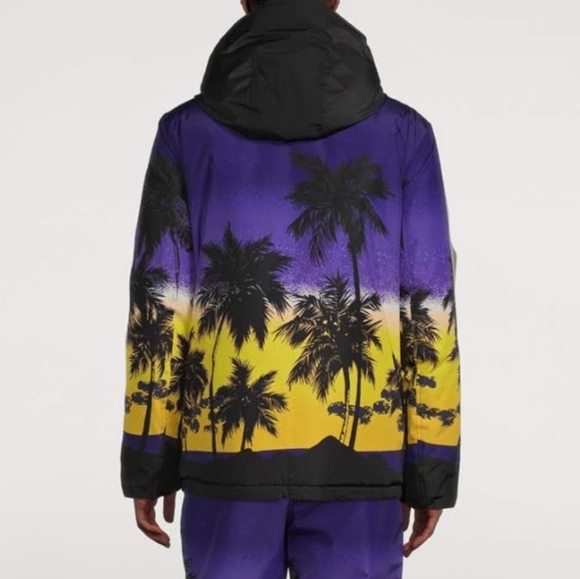 PALM ANGELS Palm Sunset Track Ski Jacket - Picture 3 of 8